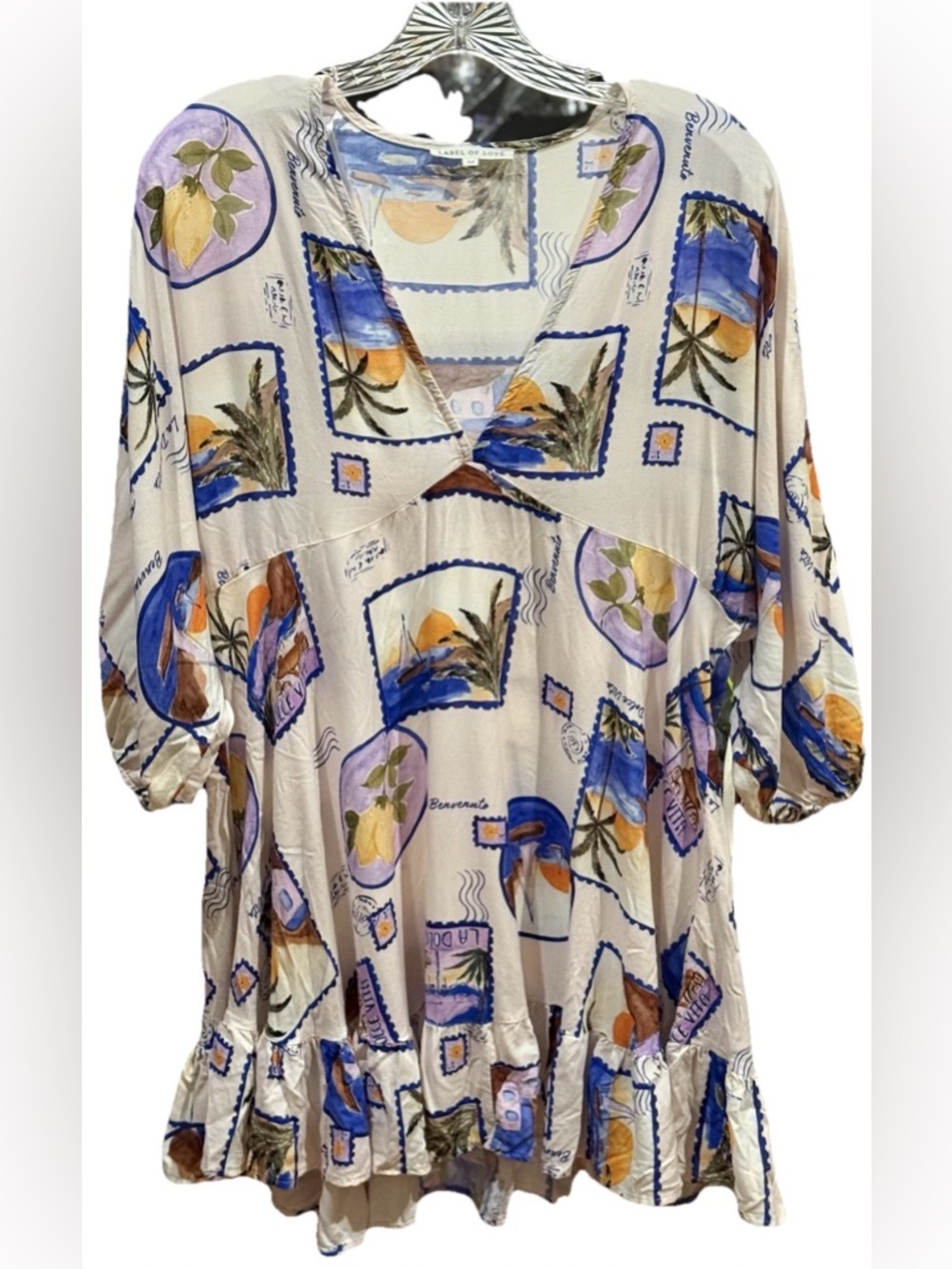 Label of Love Anthropologie“La Dolce Vita”  Mini Dress Women’s M Lightweight